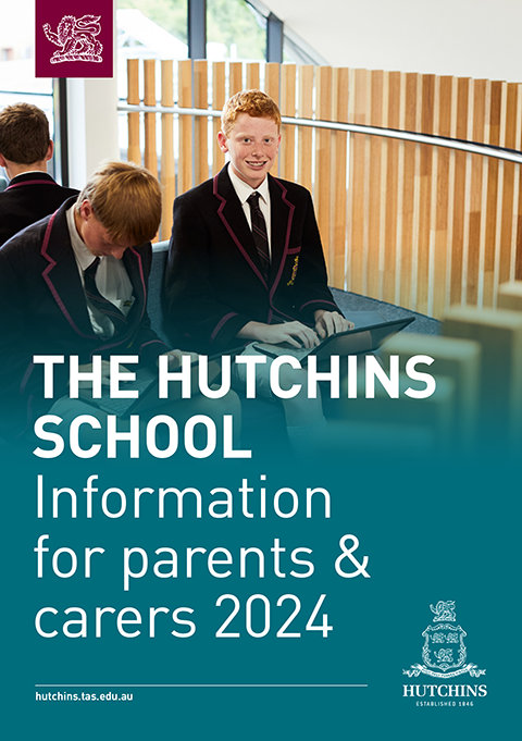 The Hutchins School Information for Parents and Carers Handbook 2024 cover