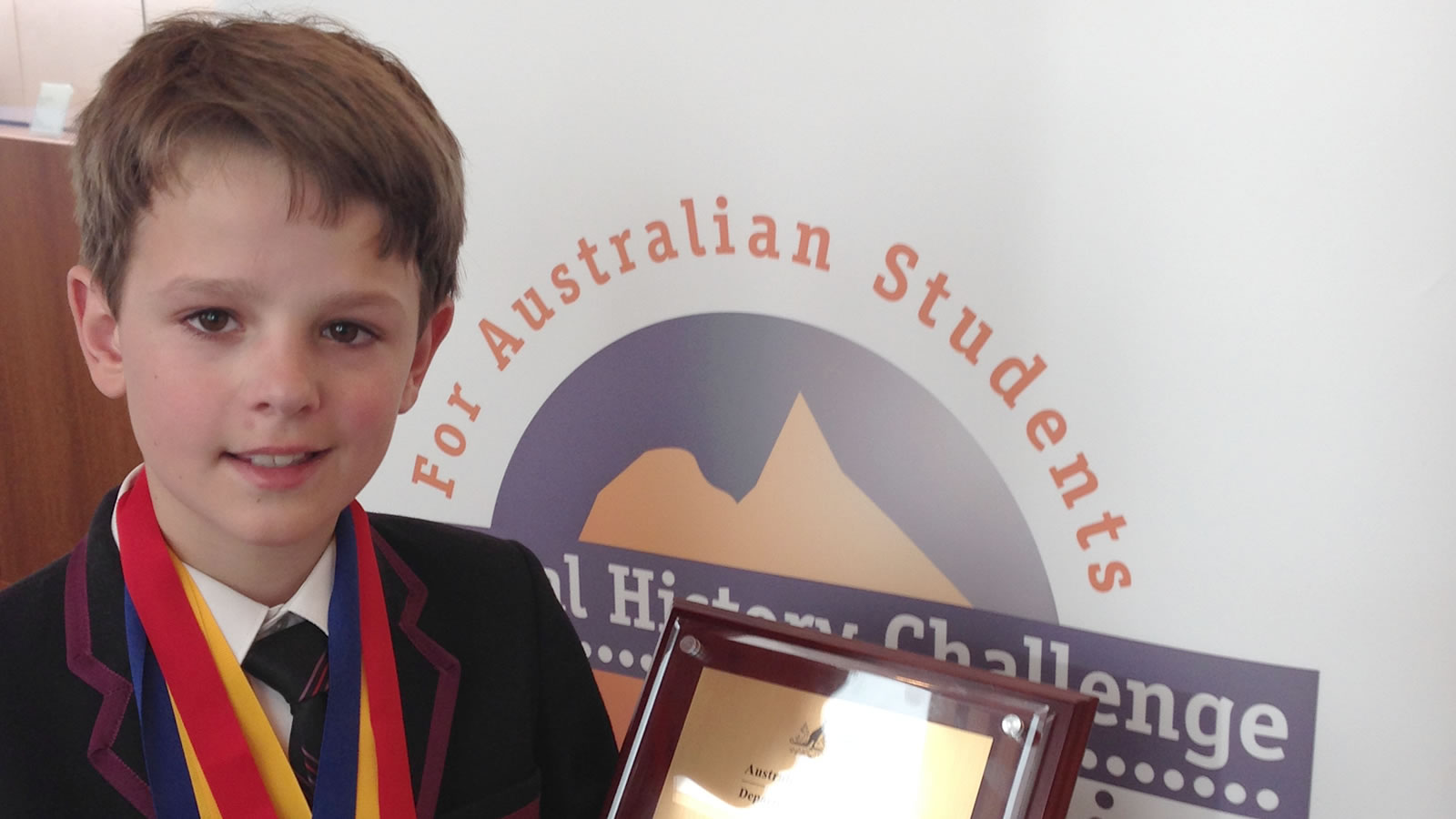 Angus Christie, Young National Historian of the Year (large)