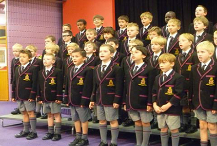 Year 2 Students performing at Grandparents' Day 2014.