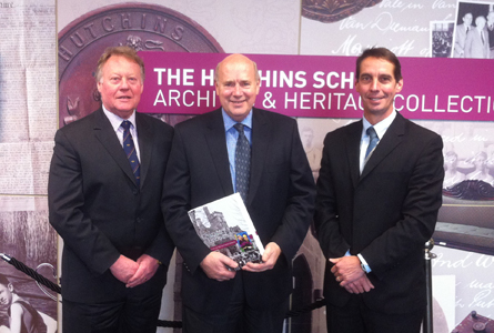 Warwick Dean and Alan Jones with Ray Davis from the Council of International Schools (centre).