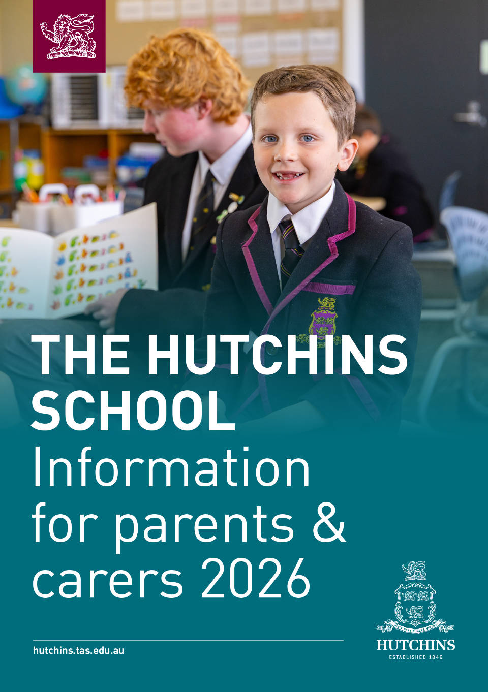 The Hutchins School Information for Parents and Carers Handbook 2026 cover