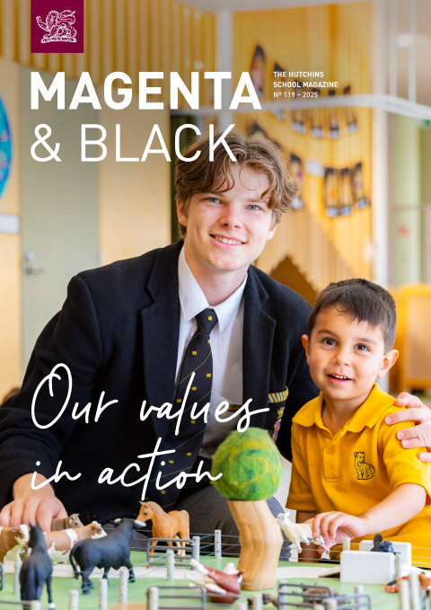 The Hutchins School Magenta & Black No.119 2025