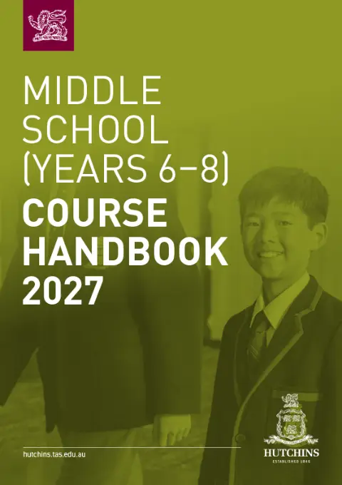 Cover – Middle School Course Handbook 2027
