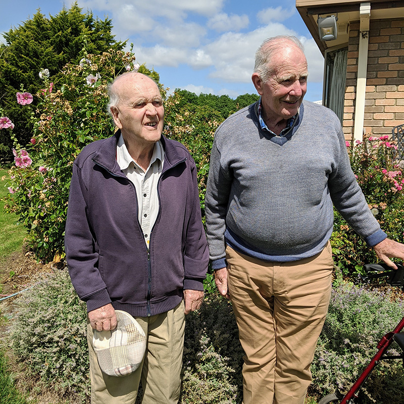 Richard Bowden AM (’51) and Robert Dick (’53)