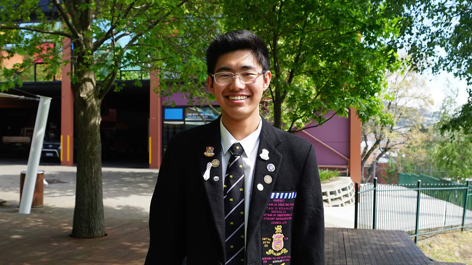 Koh Kawaguchi (Year 12) who is Tasmania’s equal best scoring student for 2018.
