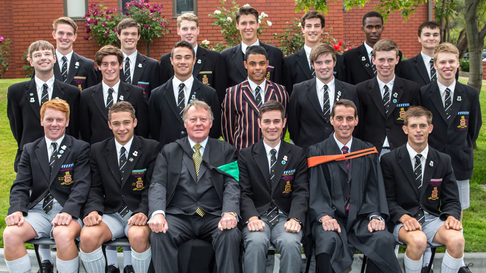 The 2014 leadership group have been inducted at the first Headmaster's Assembly for 2014.