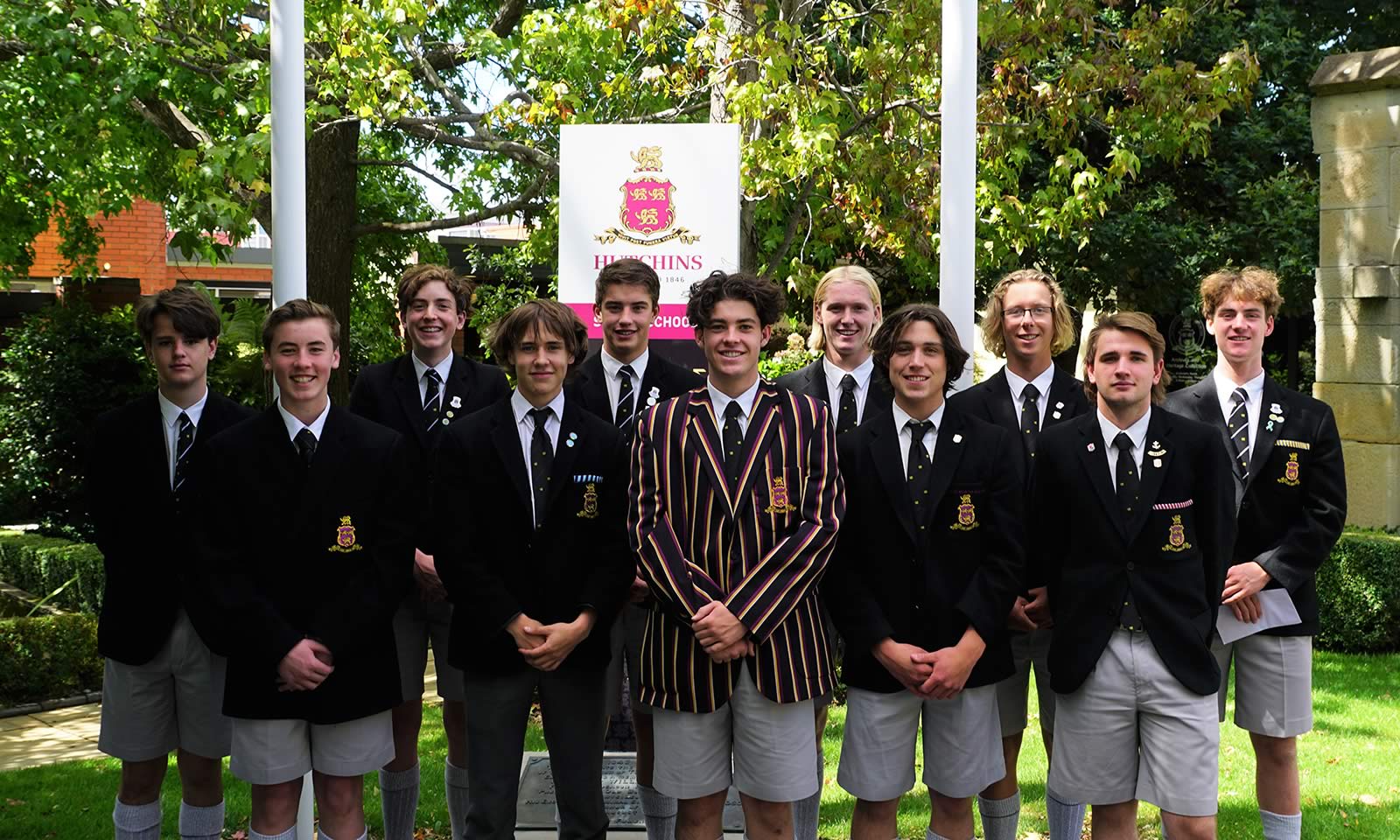 2021 Co-Curricular Captains with School Whip, Ailbe Bourke (Year 12)