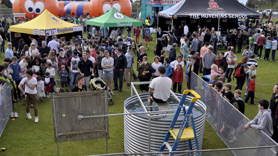 Dancing and dunking at the 2012 School Fair