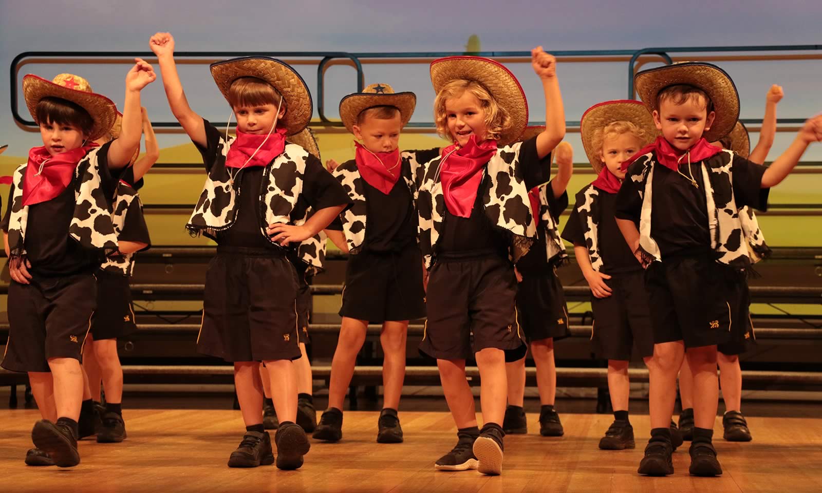 Prep performing ‘Cotton-Eyed Joe’
