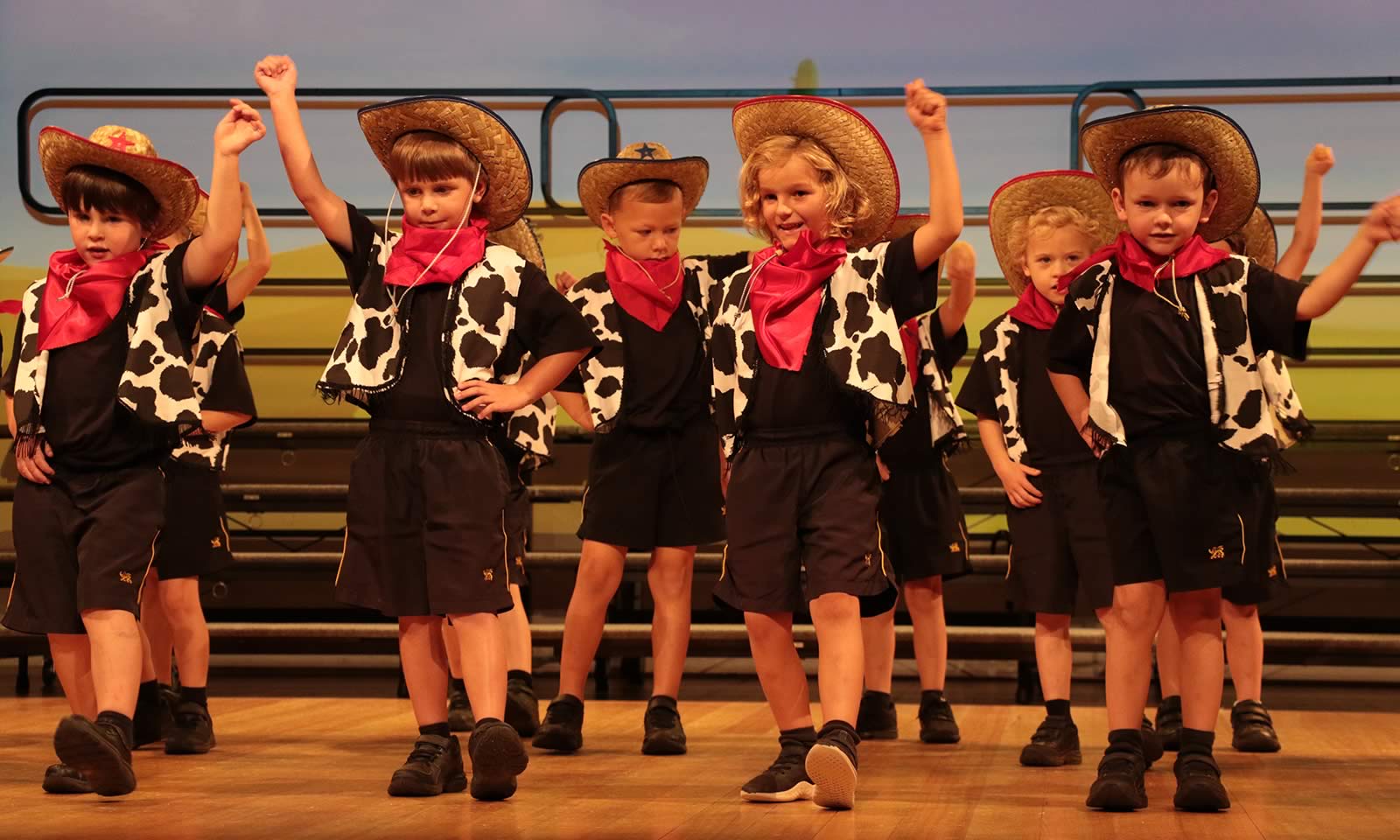 Prep performing ‘Cotton-Eyed Joe’