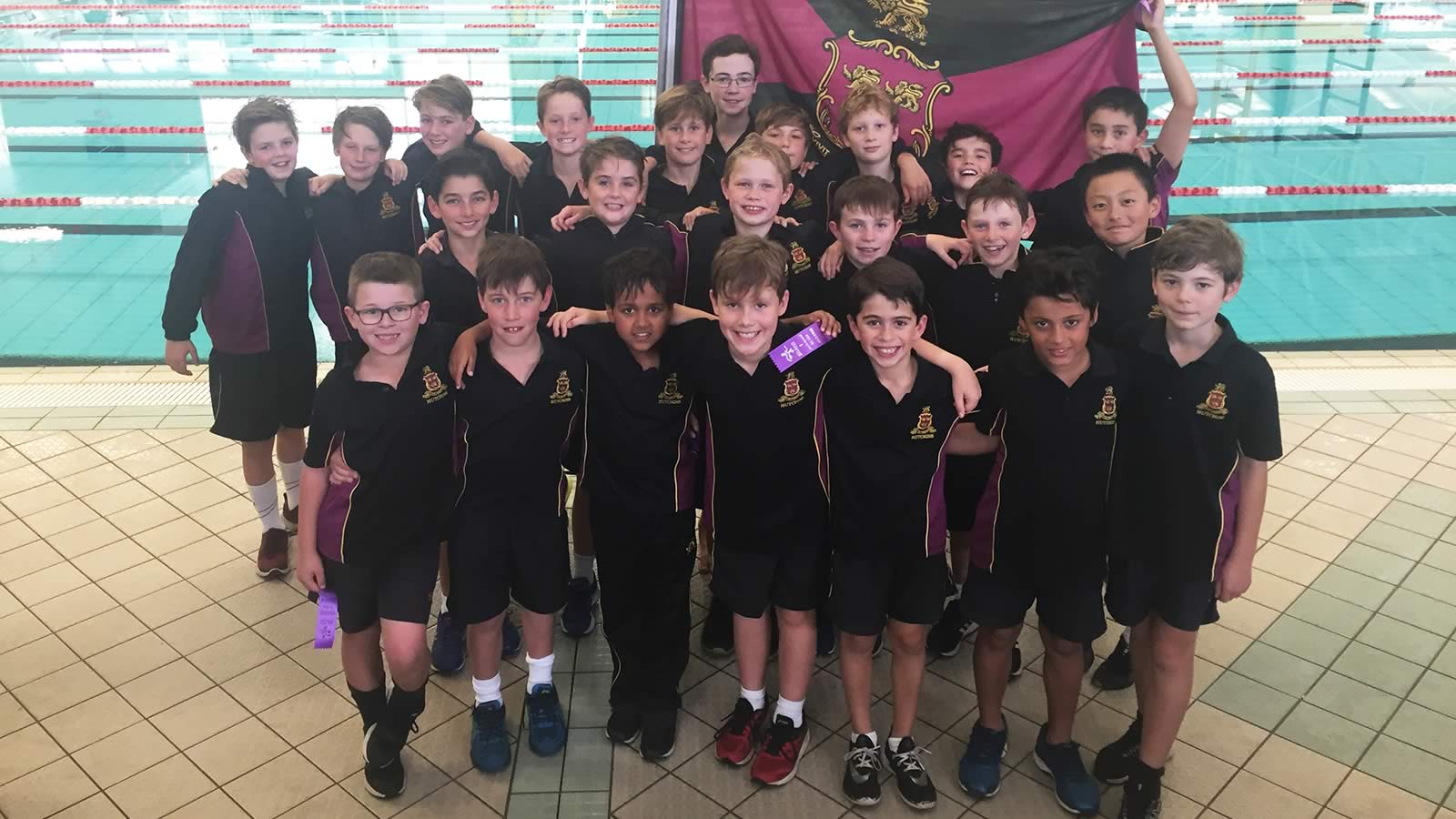 The Hutchins Junior School Swimming Team