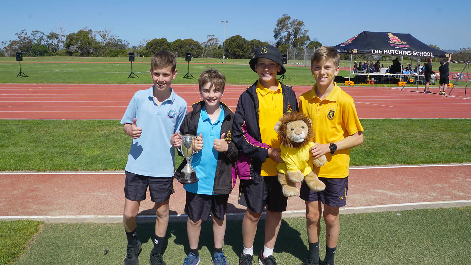 School House Captain William Bovill and Matthew Zeeman. Stephens House Captain Lachlan Browne and Sam Essex.