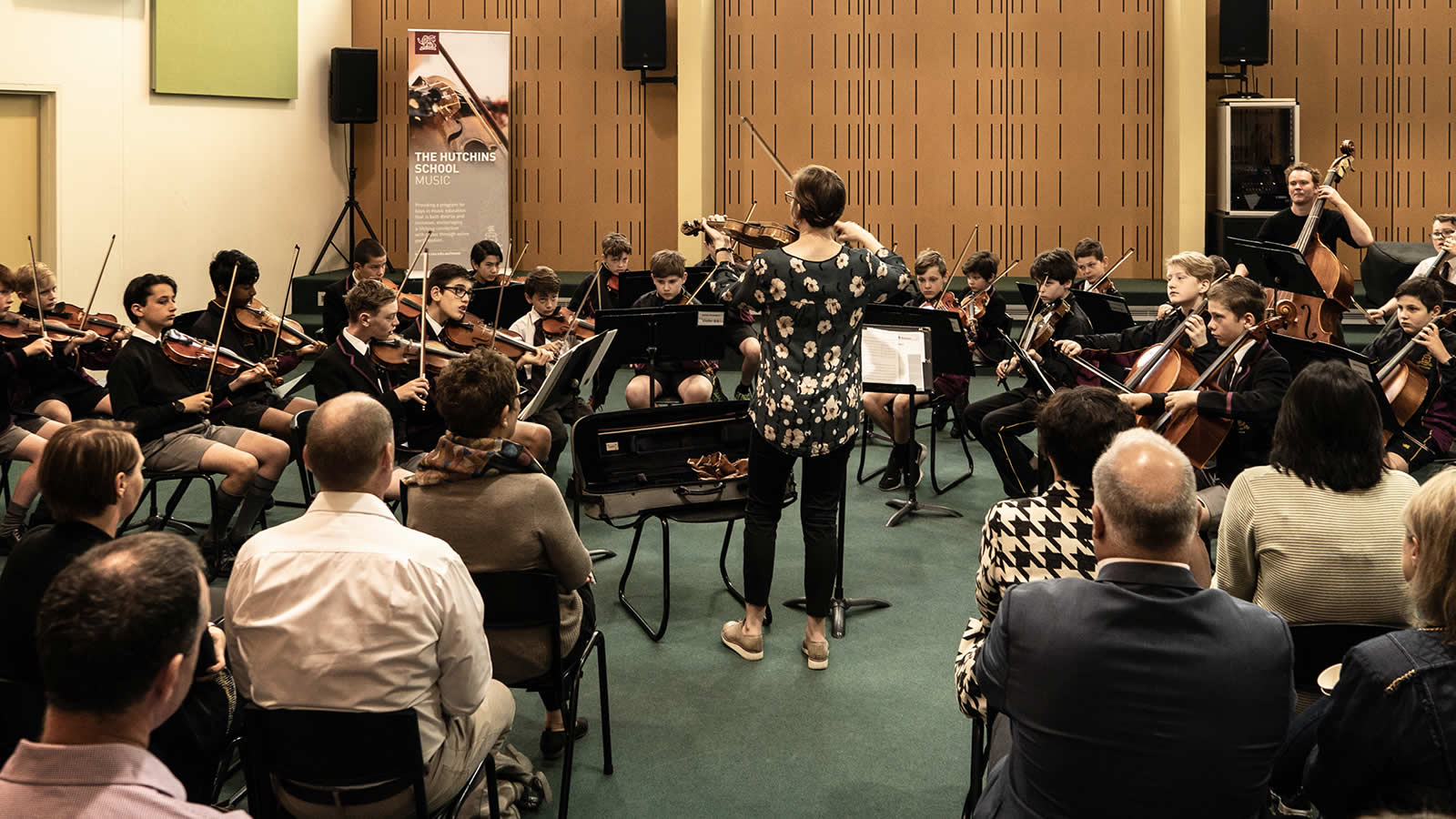 Junior School Orchestra open rehearsal.