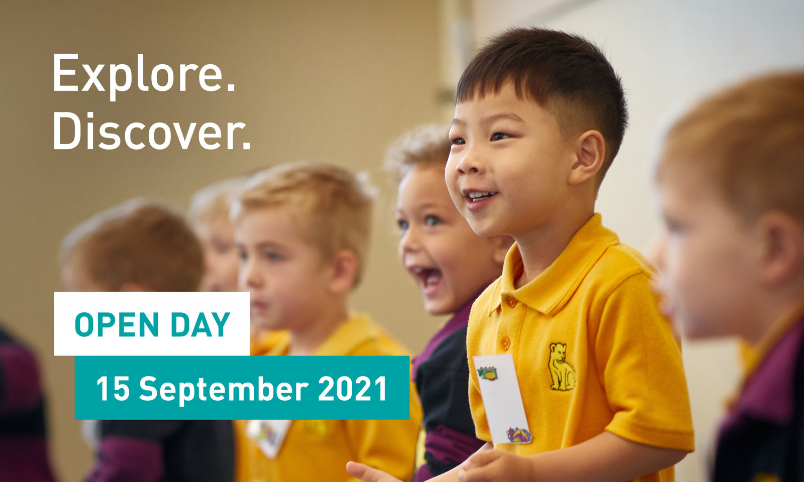 Join us at our Open Day – Wednesday 15 September 2021