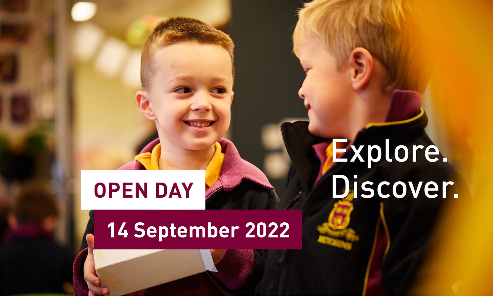 Explore the opportunities at our Open Day on 14 September 2022.