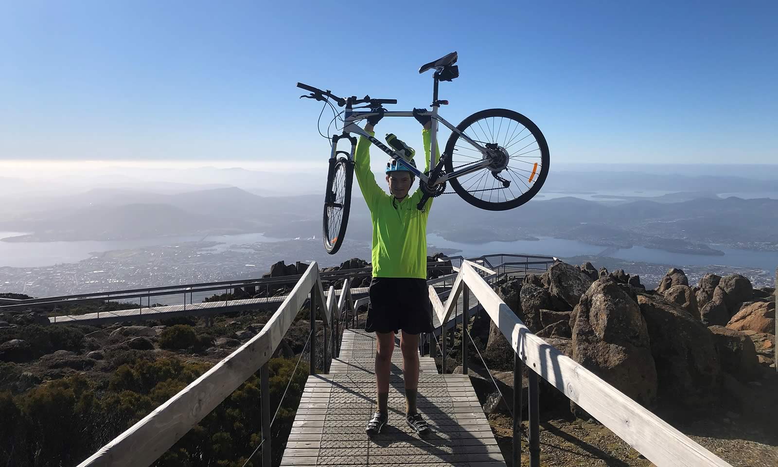 Louis Kingston (Year 12) on kunanyi / Mount Wellington