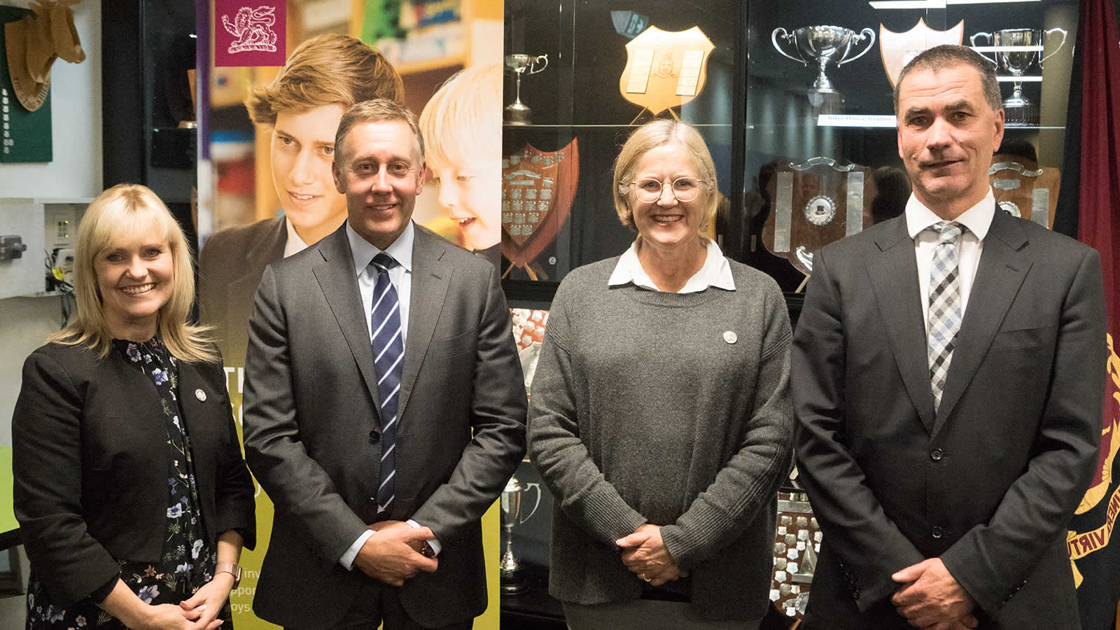 Mrs Rachelle Robinson, Mr Roger McNamara, Mrs Anna Kirkland and Mr Damian Green.