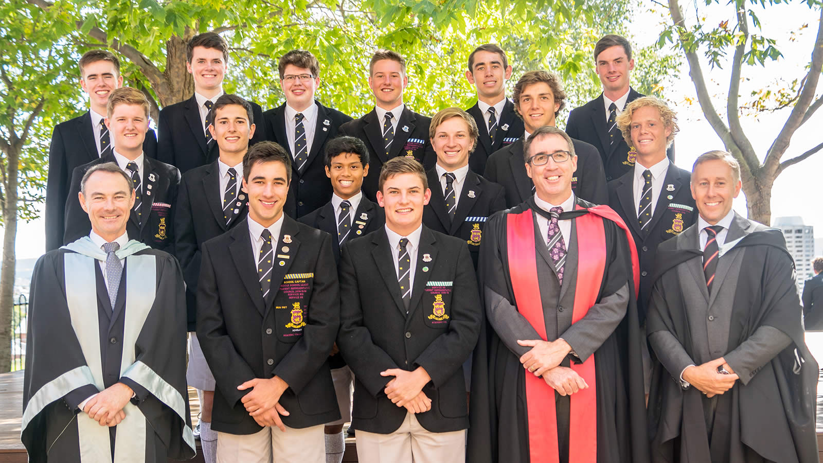 Captains and Prefects inducted at the first Headmaster’s Assembly 2017 (large)