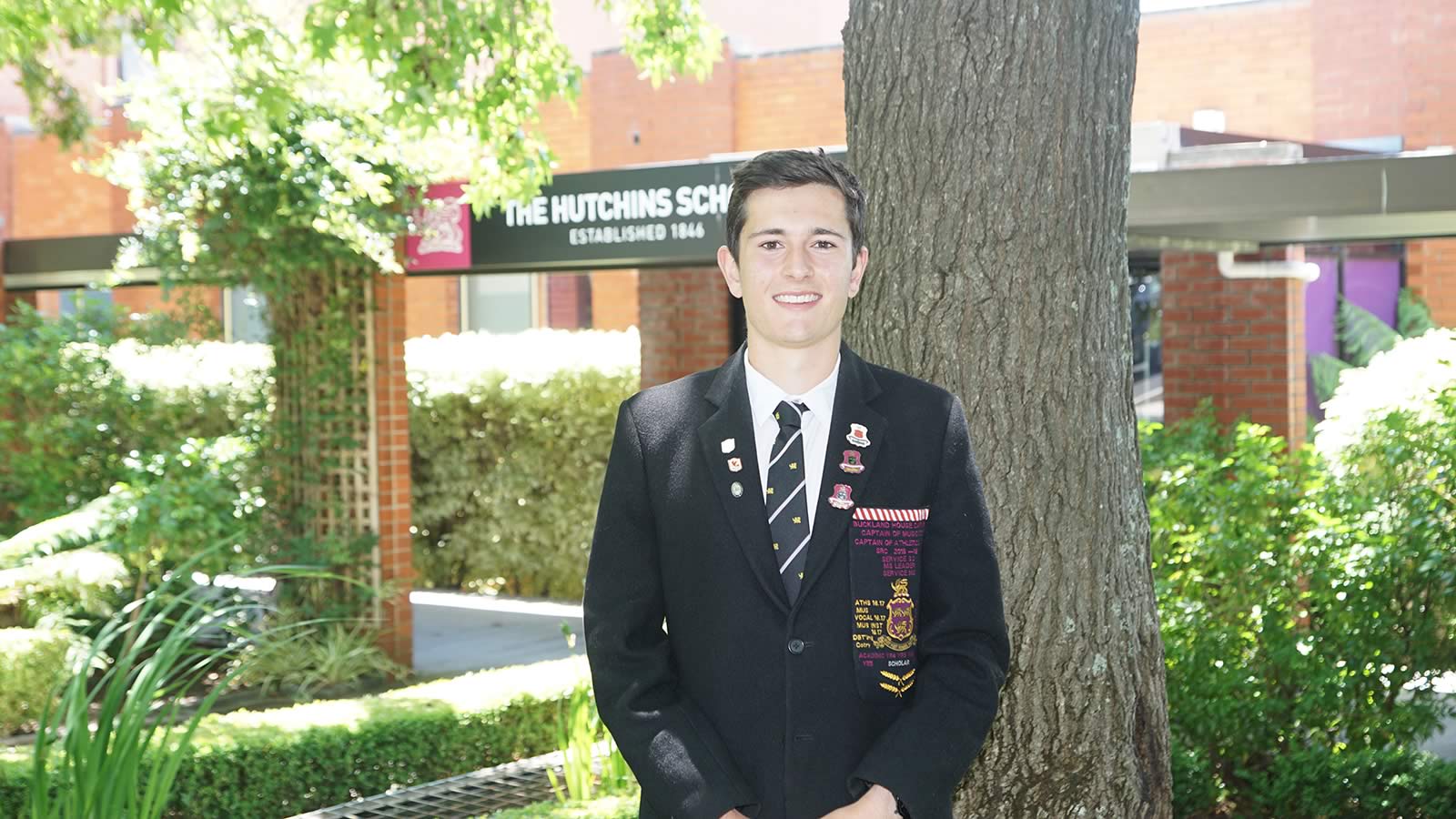 Year 12 student and 2017 Dux James Tucker