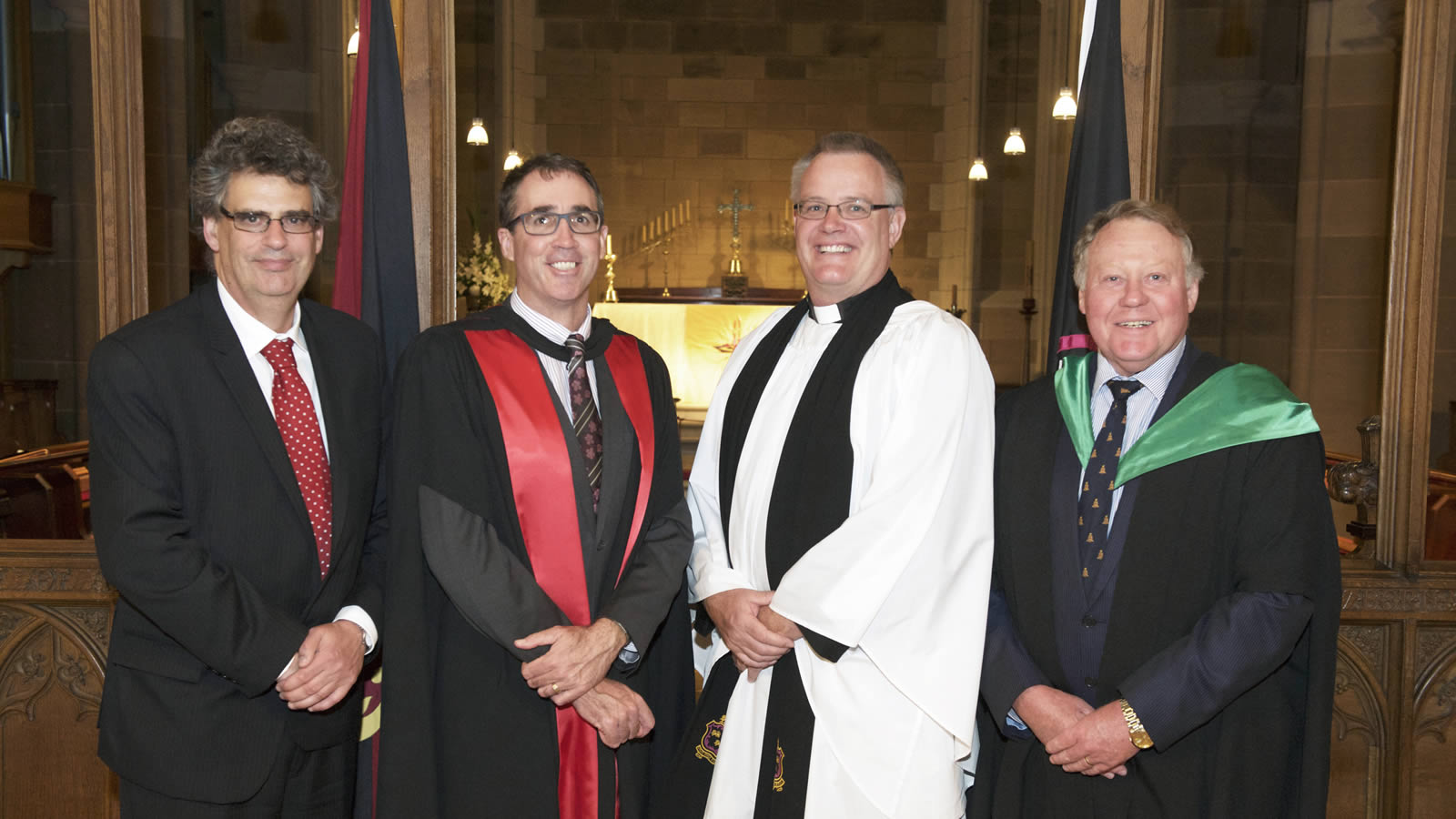 Professor Marcus Haward, Dr Adam Forsyth, The Reverend Dr Lee Weissel and Mr Warwick Dean. (large)