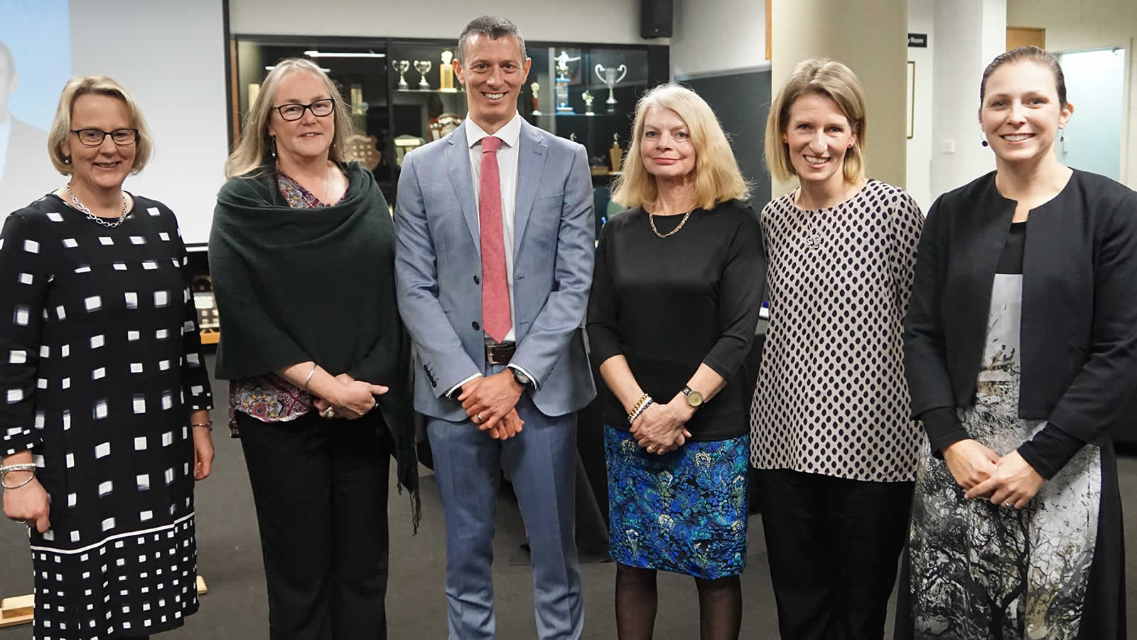 Mrs Susan Hall, Ms Leanne Weeks, Mr Matt Groves, Mrs Lee Burman, Mrs Sarah Fielding and Mrs Bec Terry. Absent Mr Ken Kingston, Mr Scott Cashion and Mr Cameron Hudson.