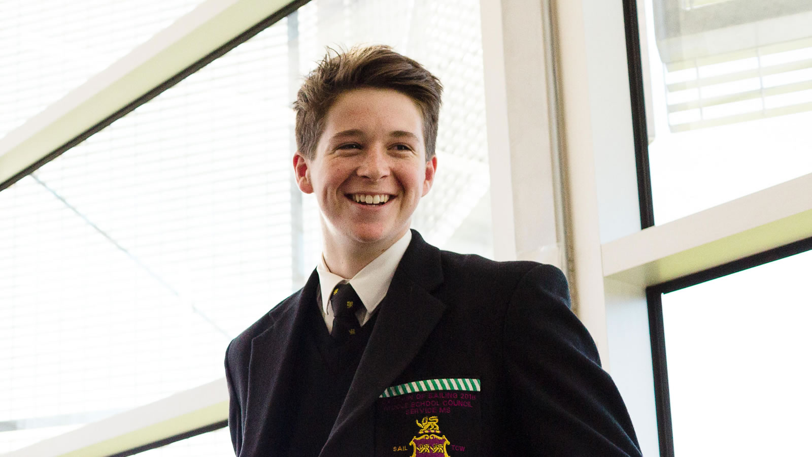 Year 12 student and Bond University Scholarship recipient Sam Abel