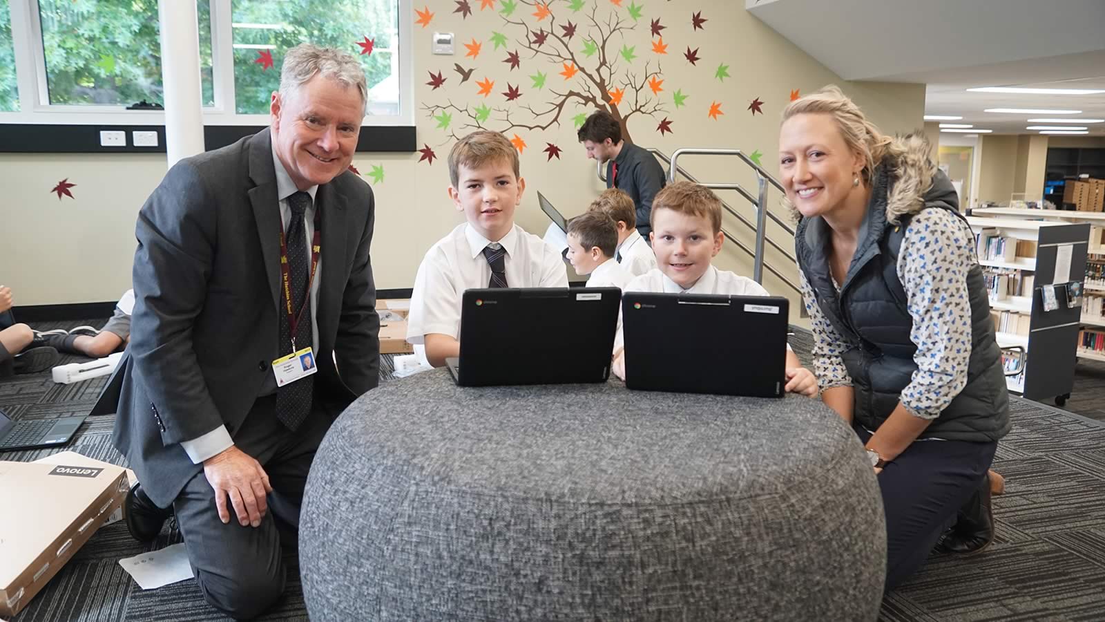 Mr Roger Hawkins, Angus Zeeman, Jack Turnbull and Ms Ellen Canvin