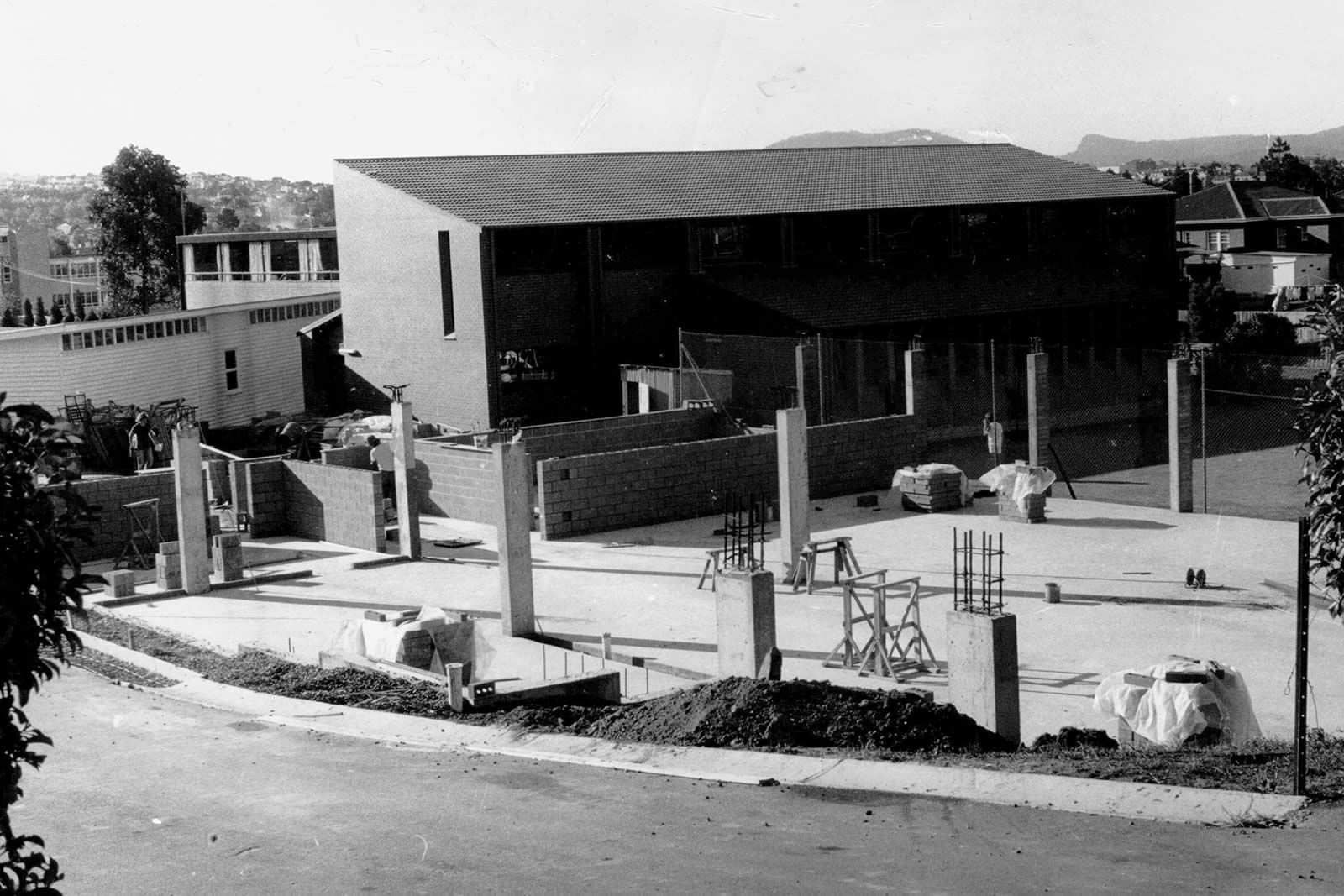 1980 construction of the Auditorium and Middle School